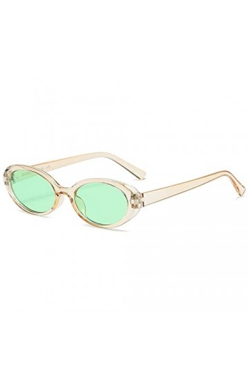 Lunettes de soleil dextérieur ovales pour hommes et femmes à petit cadre de personnalité de la mode