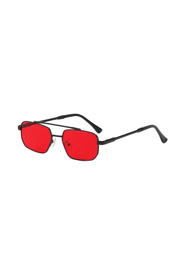 Générique Lunettes de soleil décoratives de vacances en plein air carrées pour hommes et femmes