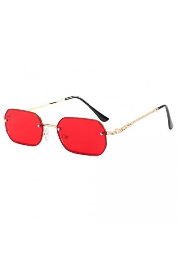 Lunettes de Soleil Hip hop rétro à Petite Monture pour Femmes