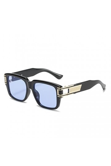 Lunettes de Soleil Steampunk Vintage pour Hommes, Lunettes de Soleil surdimensionnées pour Femmes, Nuances rétro UV400 zonneb