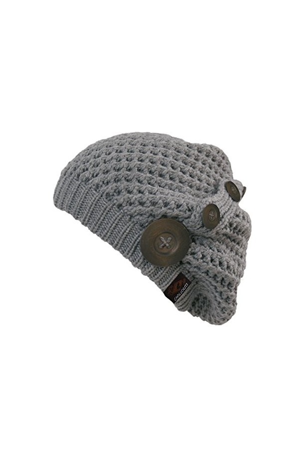 CHILLOUTS Nelly Bonnet pour Femme Taille Unique Grigio Grey 