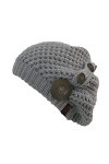 CHILLOUTS Nelly Bonnet pour Femme Taille Unique Grigio Grey 