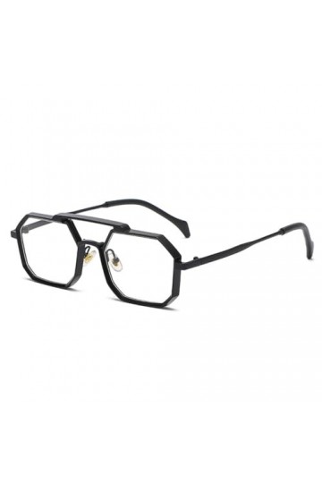 XNASU Lunettes de soleil Steampunk gothiques en métal pour hommes lunettes de soleil punk carrées pour femmes lunettes vintag