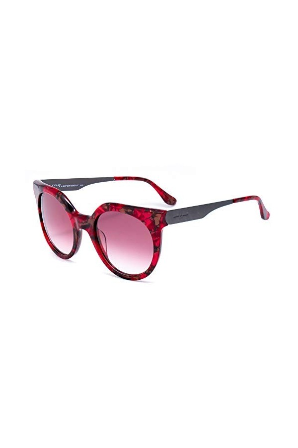 Italia Independent 0801-053-ACE Montures de Lunettes, Rouge Rojo , 52.0 Femme