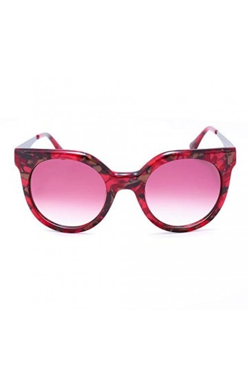 Italia Independent 0801-053-ACE Montures de Lunettes, Rouge Rojo , 52.0 Femme