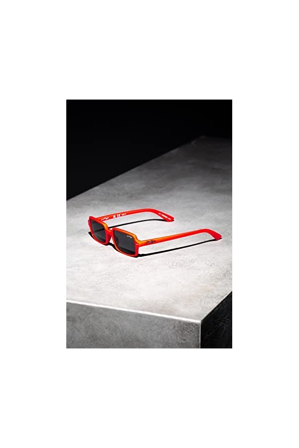 hype Cube Rouge Lunettes de Soleil, Taille Unique Femme
