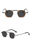HPIRME Lunettes de soleil carrées polarisées femmes rétro petites lunettes de soleil hommes lunettes UV400 lunettes nuances, 