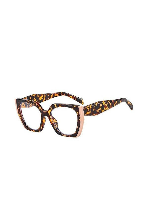 HPIRME Lunettes de soleil carrées œil de chat pour femmes Vintage noir blanc lunettes de soleil femme nuances dégradées, bleu