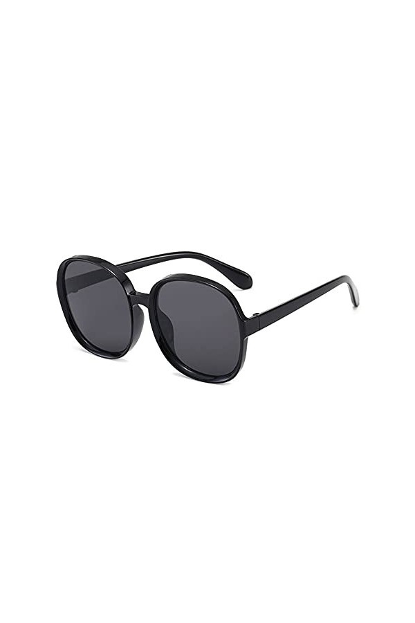 EDDHA Lunettes de soleil tendance pour femme, lunettes de soleil surdimensionnées, lunettes de soleil en plastique dégradé, l