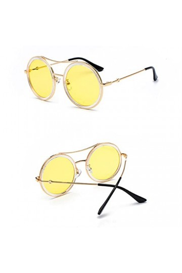 Lunettes Pour Femmes Lunettes De Soleil Rondes Femmes Cadre En Métal Femmes Lunettes De Soleil Vintage Rétro Nuances