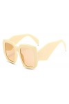 LOMDEM Lunettes de soleil femmes carrées petites lunettes de soleil femmes dames lunettes lunettes nuances Color : 5, Size :
