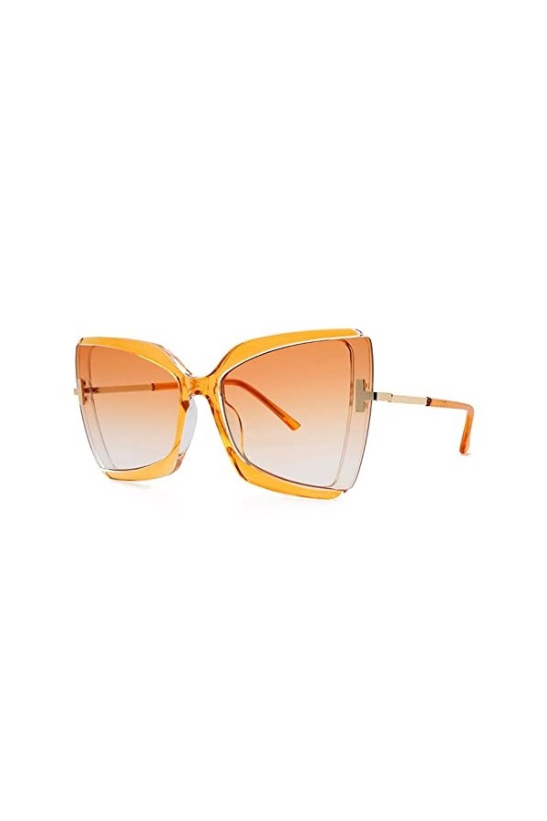 AIHUA Store Nouvelle européenne et américaine de la Mode Big Cadre Lunettes de Soleil Papillon des Yeux de Chat Femmes Lunett