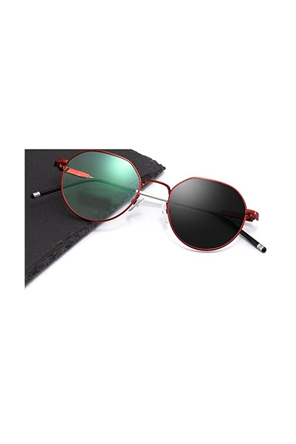 RICCIE Lunettes de Lecture rétro extérieures photochromiques pour Femmes, 1.56 lentille en résine asphérique HD Lunettes de S