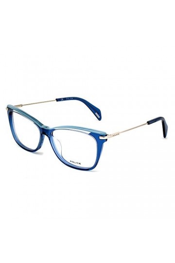 Police Vpl506e530955 Sunglasses, Shiny Transp.Blue, 53 Unisex