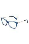 Police Vpl506e530955 Sunglasses, Shiny Transp.Blue, 53 Unisex