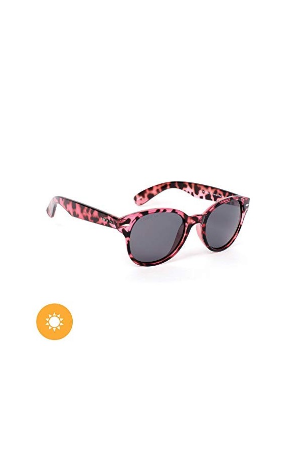 Del Sol - Solize Island in the Sun - Tortoise-Blue - Cadre de changement de couleur sur toute la bordure - Protection UV à 10