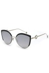 HAOMAO Femmes Cadre en Métal Rétro Cat Eye Lunettes De Soleil Marque Designer Vintage Miroir Uv400 Lunettes De Soleil 2
