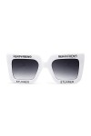 Raxinbang Lunettes de Soleil Nouvelle Lettre De Personnalité en Plastique Lunettes De Soleil Lunettes De Protection UV400 Pro