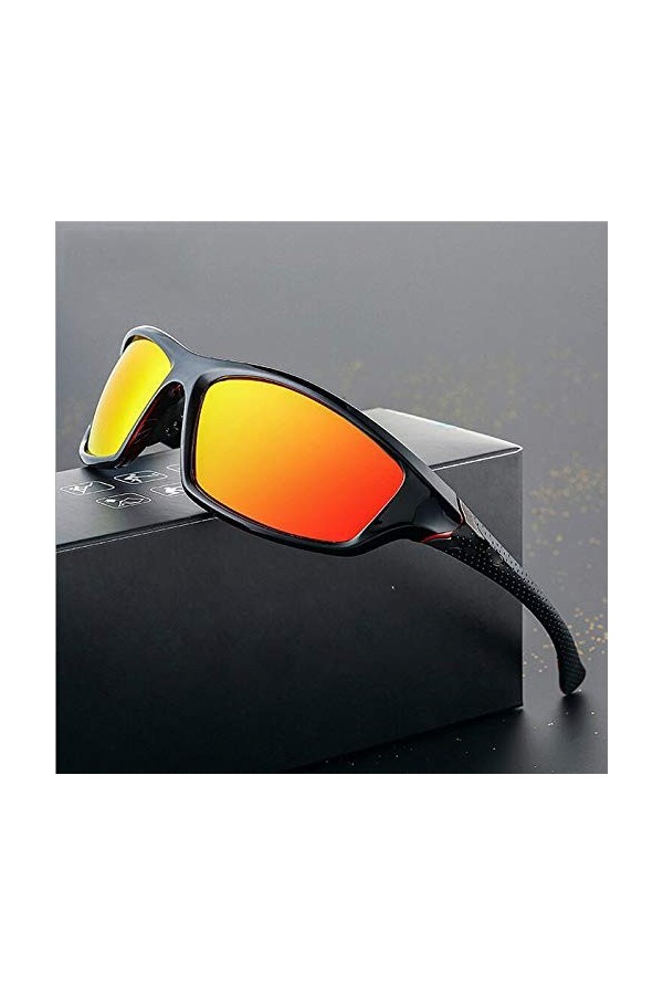 jzhi Lunettes de Soleil Lunettes de Soleil pêche Lunettes polarisées Hommes et Femmes Conduite Tourisme Lunettes de Sport de 