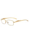HCHES Lunettes de soleil rétro rectangulaires roses pour hommes Seiko Carving Leopard Lunettes de soleil Lunettes pour femmes