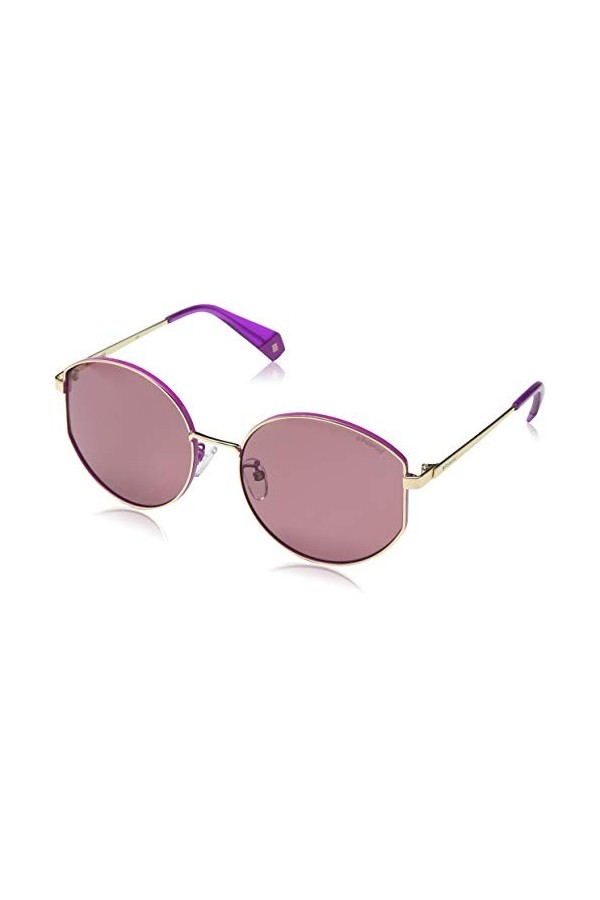 Polaroid PLD 6072/f/s/x Sunglasses, S9E/0F Gold Violet, 58 Unisex