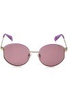 Polaroid PLD 6072/f/s/x Sunglasses, S9E/0F Gold Violet, 58 Unisex