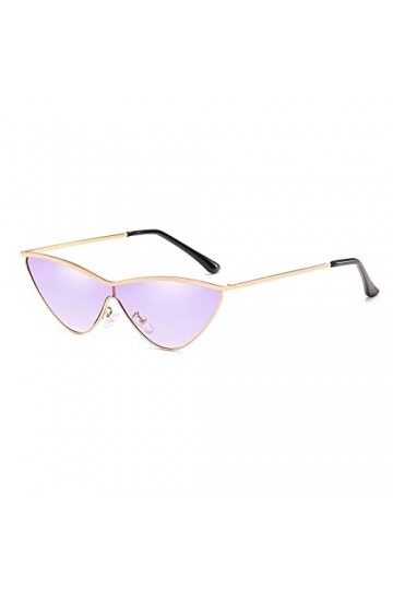 HCHES Mode Triangle Cat Eye lunettes de soleil femmes luxe métal cadre lunettes dégradé lunettes de soleil, 5, taille unique