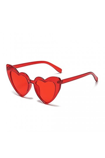 YINROM Luxe Coeur Lunettes Effet Femmes Coeur lentilles Lunettes de Soleil for Femmes Conduite Lunettes de Soleil Femme Rose 
