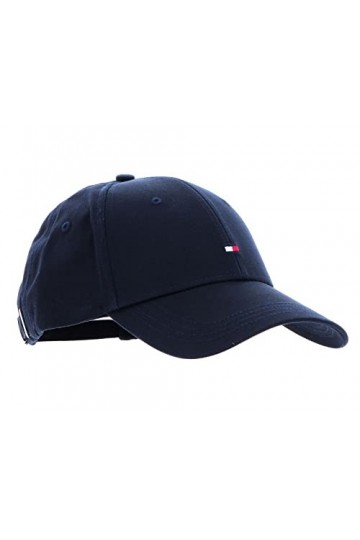 Tommy Hilfiger Casquette Femme Essential Flag Casquette De Baseball, Bleu Space Blue , Taille Unique
