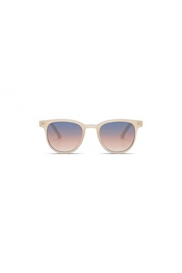 KOMONO Francis Daffodil Lunettes de soleil unisexes rectangulaires en propionate de cellulose pour hommes et femmes avec prot