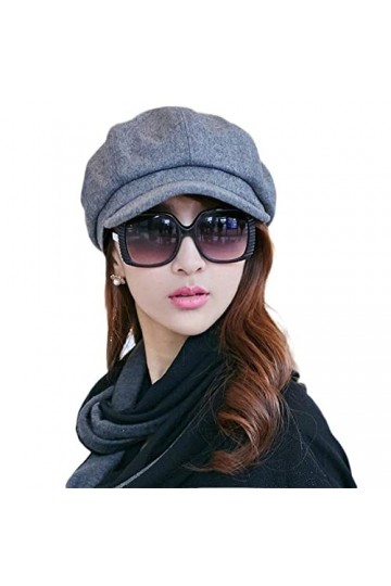 Fasbys Newsboy Cap for Women, Ivy Gatsby Cabbie Hats Bakerboy Style Peaked Visor Berets Hats