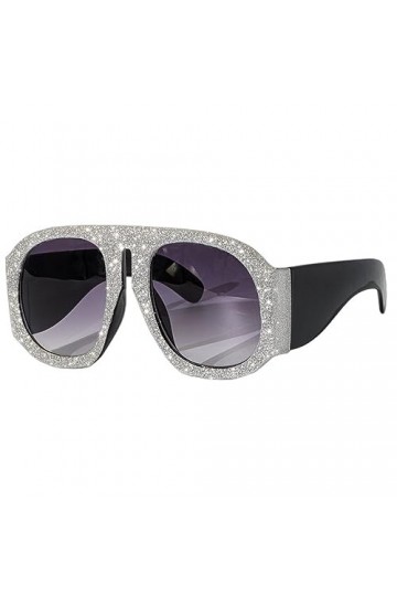 HPIRME lunettes de soleil Femmes diamant brillant Décoration faite à la main bal, 2, Taille unique