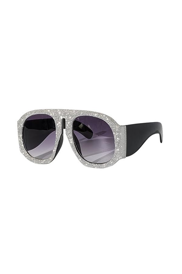 HPIRME lunettes de soleil Femmes diamant brillant Décoration faite à la main bal, 2, Taille unique
