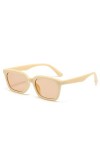 Générique Lunettes de soleil de mode de vacances en plein air pour hommes et femmes à monture rectangulaire
