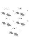 ifundom 5Pcs Pas De Lunettes De Soleil Lunettes De Mode Pour Femmes Vêtements Vintage Lunettes Pour Le Bal Lunettes De Fête À