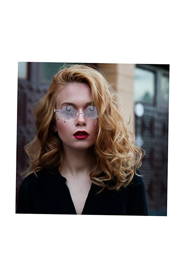 ifundom 5Pcs Pas De Lunettes De Soleil Lunettes De Mode Pour Femmes Vêtements Vintage Lunettes Pour Le Bal Lunettes De Fête À