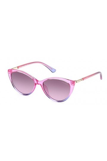 Guess GU9240 Lunettes de Soleil, Violet/Autre, 48/14/130 Femme