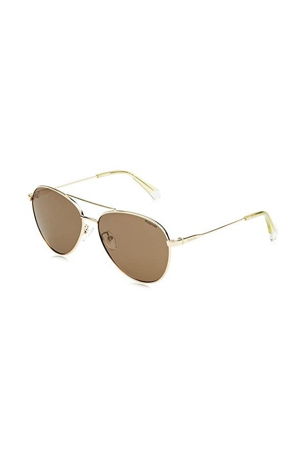 Polaroid PLD 4142/g/s/x Sunglasses, 01Q/SP Gold Brown, 60 Unisex