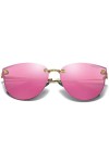 TYXL Tendance Couleur Film Métal Matériel Mode Lunettes De Soleil Sauvages Noir/Rose/Bleu/Violet/Orange Rouge Hommes Et Femme