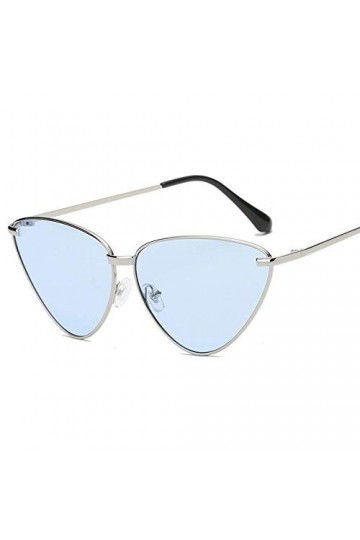 XINGYU Femmes Couleur Flat Top Cat Eye Lunettes de Soleil Violet Élégant Lunettes de Soleil surdimensionnées pour Femmes Uv40