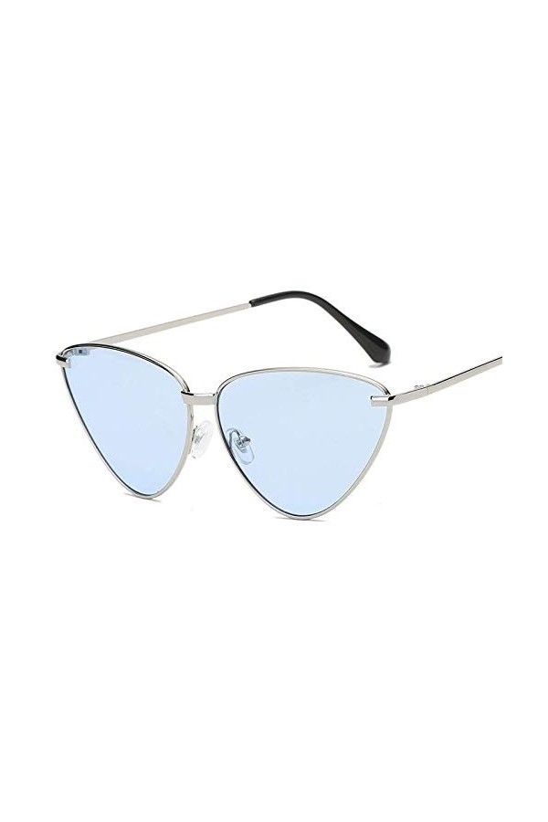 XINGYU Femmes Couleur Flat Top Cat Eye Lunettes de Soleil Violet Élégant Lunettes de Soleil surdimensionnées pour Femmes Uv40