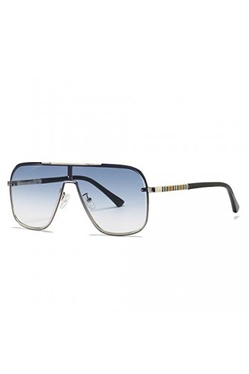 HCHES Lunettes de soleil surdimensionnées à une lentille pour hommes et femmes Lunettes de soleil pour femmes Lunettes de pil