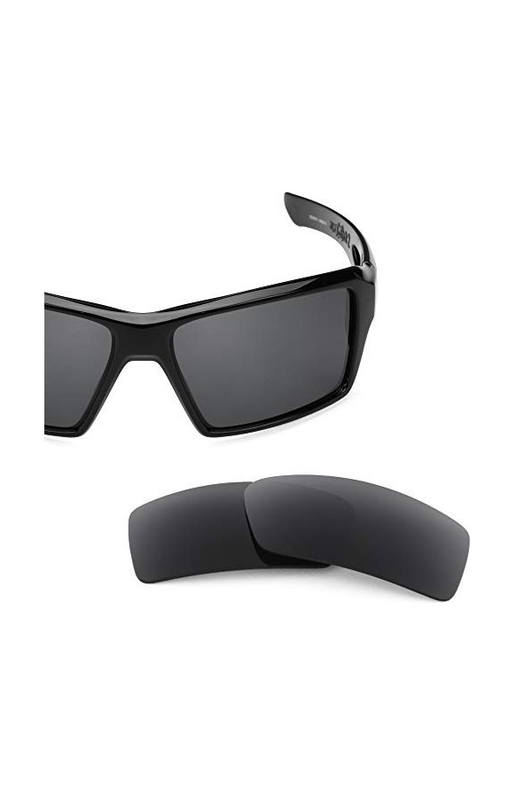 Revant Verres de Rechange Compatibles avec Oakley Eyepatch 2, Polarisés, Noir Furtif