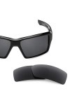 Revant Verres de Rechange Compatibles avec Oakley Eyepatch 2, Polarisés, Noir Furtif