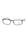 Everton FC Metal Montures de Lunettes sur Ordonnance, Black & Blue/Clear, 56Mm Mixte Adulte