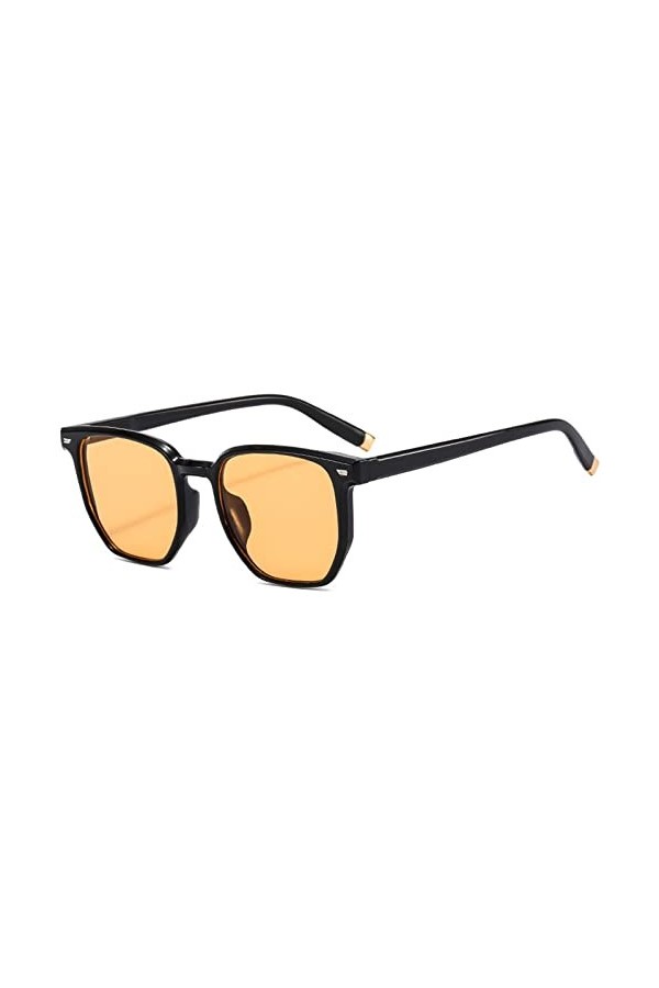 Générique Lunettes de soleil tendance de mode de vacances en plein air pour hommes et femmes à grand cadre rétro