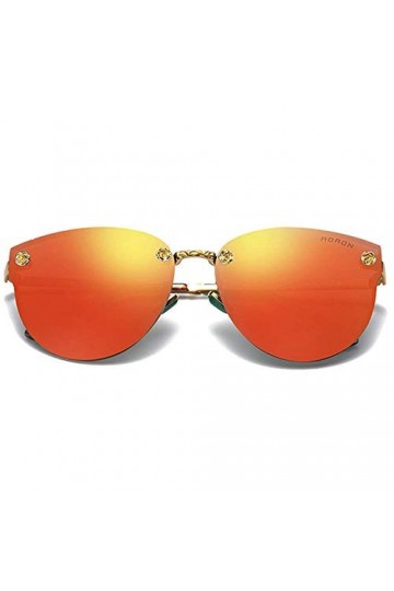 Lunettes De Soleil Lunettes De Soleil Tendance Film De Couleur Matériau En Métal Lunettes De Soleil Sauvages À La Mode Noir/R