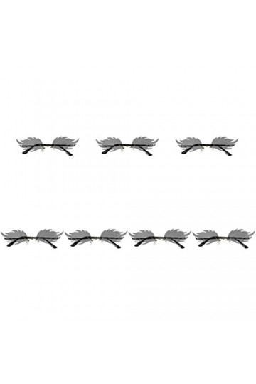 SOIMISS 7 Pièces Des Lunettes De Soleil Lunettes De Nouveauté Lunettes De Soleil Ailes Lunettes De Soleil De Fête Sans Montur