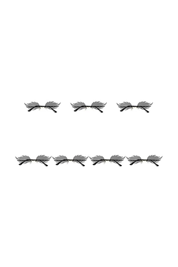 SOIMISS 7 Pièces Des Lunettes De Soleil Lunettes De Nouveauté Lunettes De Soleil Ailes Lunettes De Soleil De Fête Sans Montur