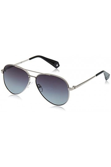Polaroid PLD 6069/S/X Sunglasses, 6lb/Wj Ruthenium, 61 Mixte